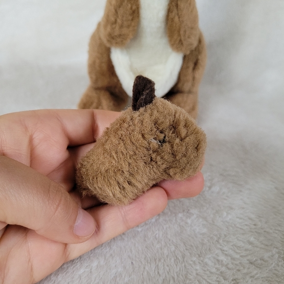 Vintage Kangaroo and baby with bowtie Toy Hut Australian plush - Picture 3 of 10